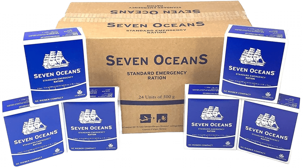 Seven Oceans : le meilleur rapport qualité-prix des barres de survie